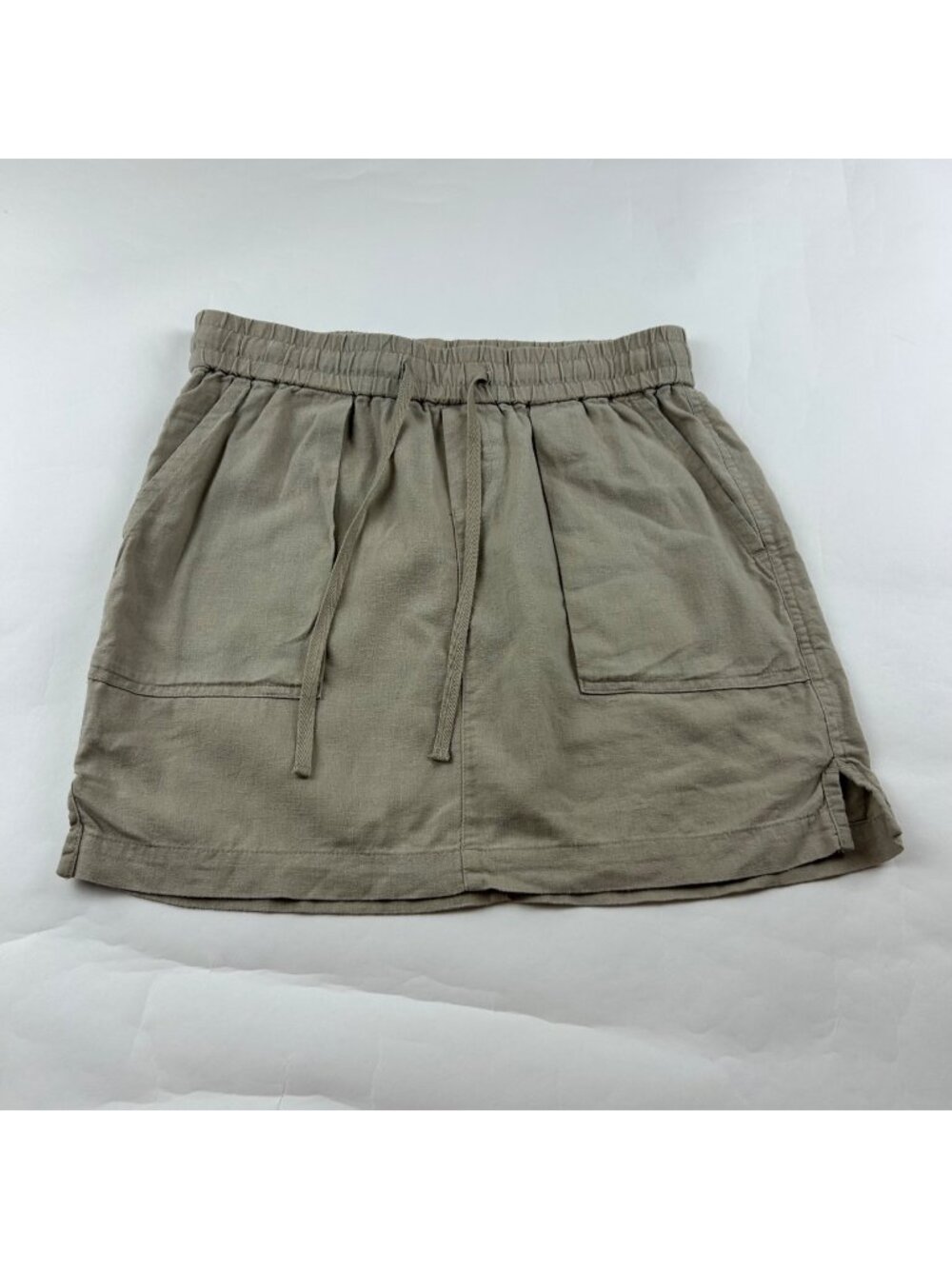 Old Navy Down the Shore Tan Linen Blend Mini Skirt XS - Picture 1 of 4